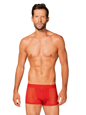 בוקסר סקסי אדום לגבר דגם Obsessiver